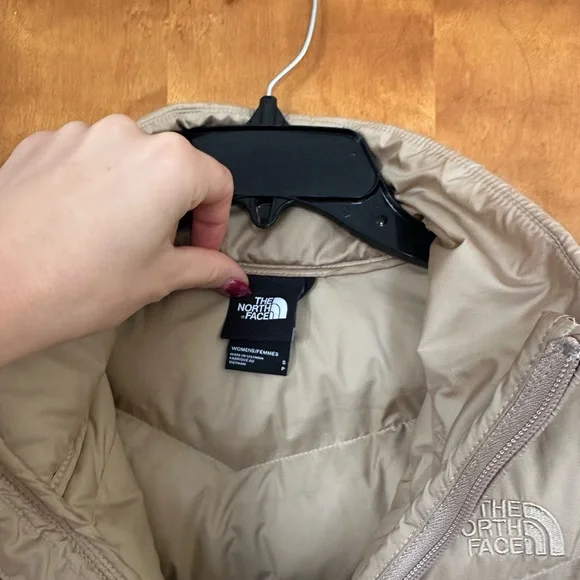 Gold/Tan North Face Puffer Coat